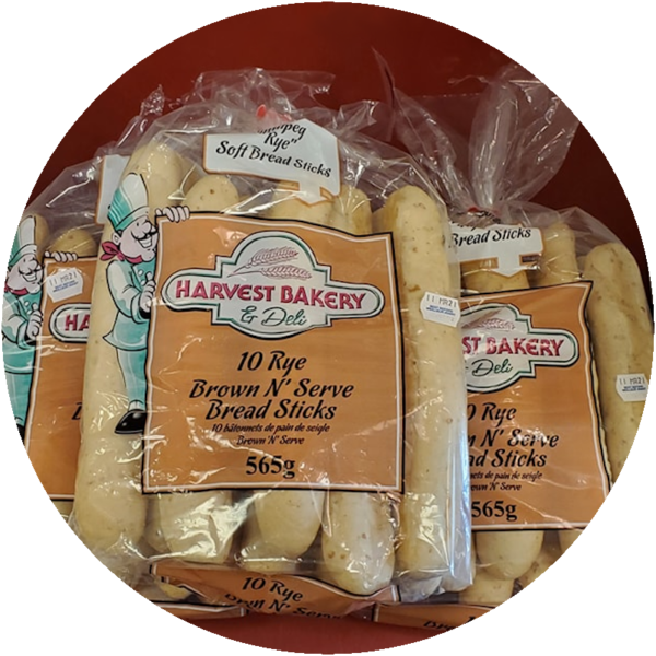 Bread Sticks Rye (Brown ‘n’ Serve) • Harvest Bakery & Deli